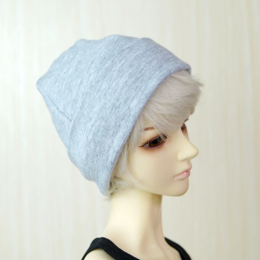 

BJD Gray Cap Hat Beanie For 1/6 11" 1/4 17" 1/3 24" 60CM Tall SD MSD YOSD DK DZ AOD DD Doll Free Shipping HEDUOEP