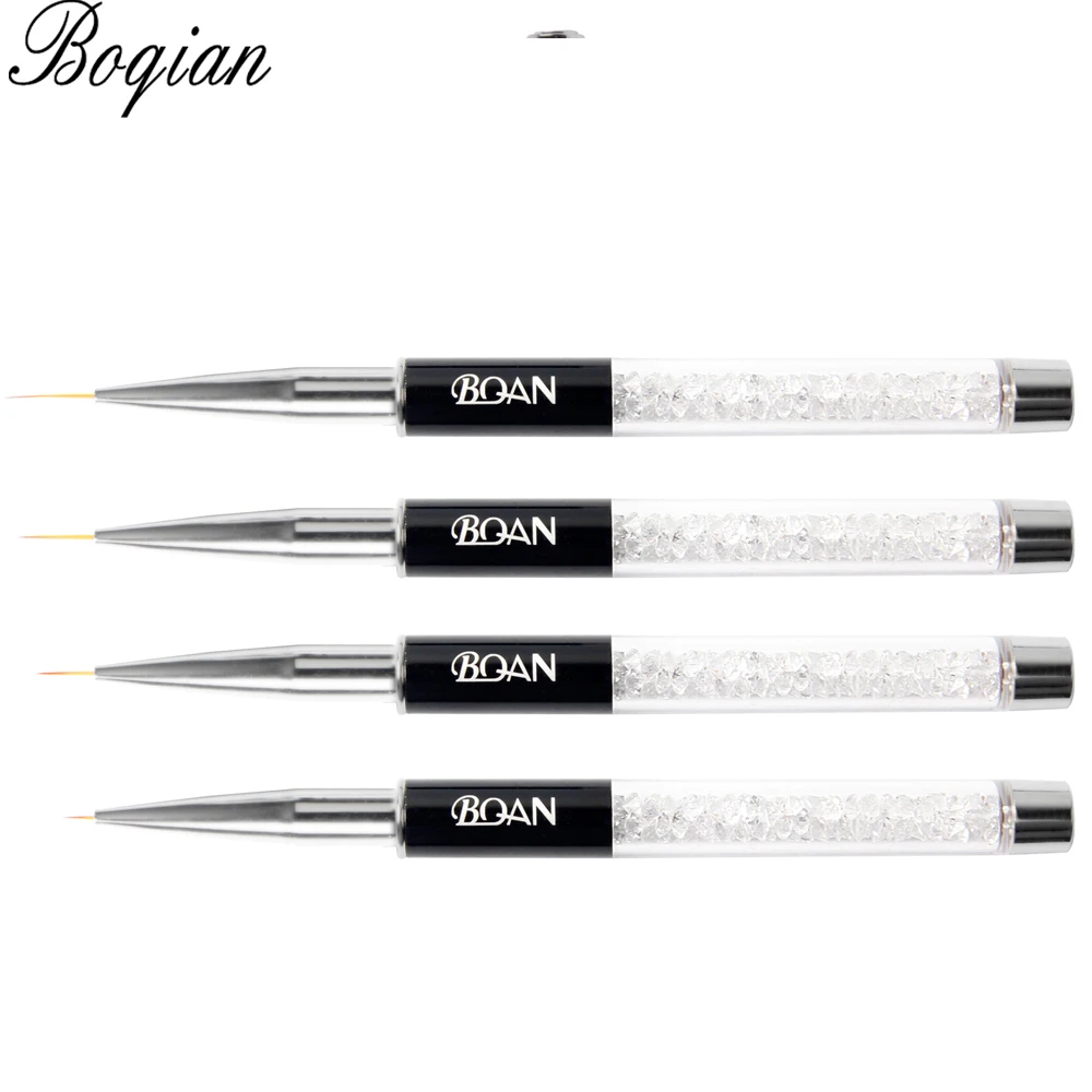 BQAN 1 шт., профессиональная кисть для ногтей 5 мм/7 мм/9 мм, ручная кисть для рисования, кончики для рисования, инструменты для рисования, инструменты для маникюра, кисти для дизайна ногтей, украшения