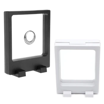 

JAVRICK Floating Suspended Display Case Coins Gems Artefacts Jewellery Stand Holder Box