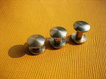 

free shipping arc style 10*4*5mm fastener wallet bag screw stainless steel belt Rivet diy handmade clothes leather hardware part