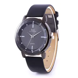 Новый роскошный бренд DQG пара часов повседневное кварцевые часы для женщин кожаный ремешок Relogios Feminino женские наручные часы для