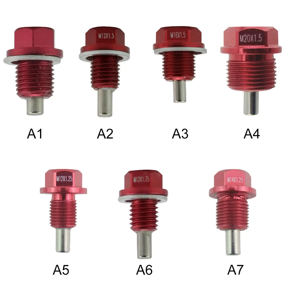 2 шт. WOW Магнитная дренажная масляная пробка сливного отверстия для слива гайка M12 M14 M16 M2 M14* 1,25 1,5 1,75 масло дренажный болт винтовой масляный поддон слива