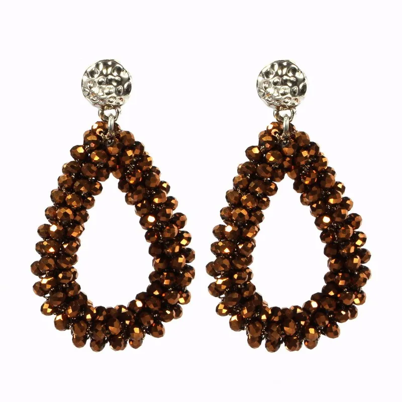 Dark brown boucle d'oreille femme brinco acrílico brinco vintage boho earrings dangle earrings ethnic earrings women earring