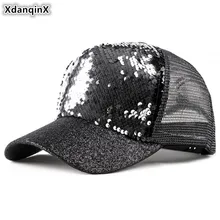 XdanqinX Женская Хип-хоп шляпа летняя новая модная сетчатая Кепка дышащие бейсболки для женщин Новинка спортивный колпачок для крышки