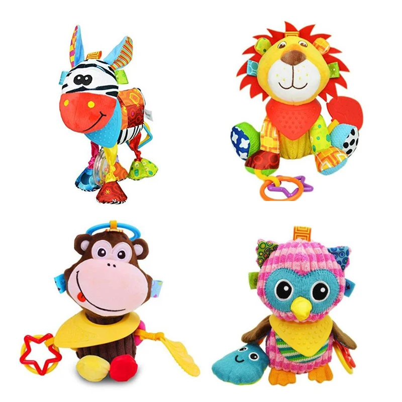 MUYOS Baby Toys, Pram Zebra Colorful Donkey Infant Stroller Washable