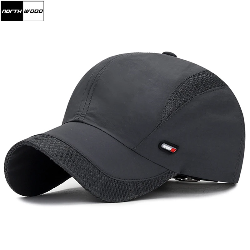 

[NORTHWOOD] 2019 Outdoor Breathable Mens Summer Cap Mesh Baseball Cap Women Quick-Drying Dad Hat Sunscreen Snapback