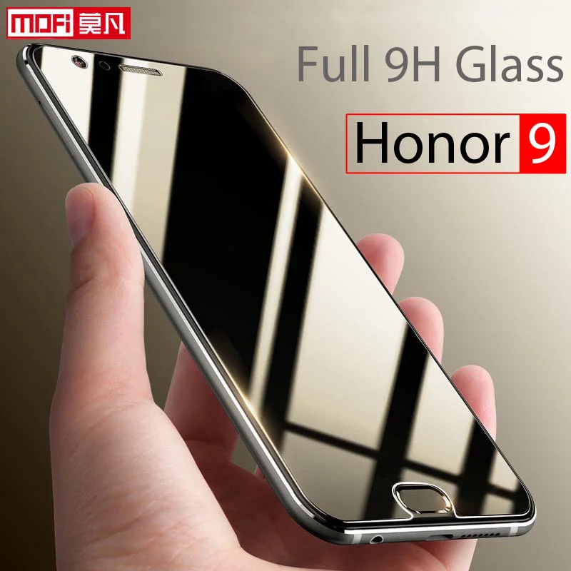 Защита экрана для Huawei Honor 9 из закаленного стекла 2.5d Mofi Ультрапрозрачная тонкая 9H
