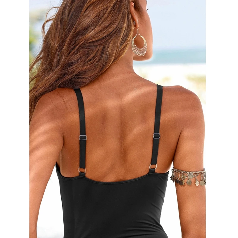 Kaufen 2020 frauen Bademode Sexy high cut badeanzug Backless schwimmen anzug Schwarzen tanga badeanzug weibliche Monokini Plus Größe strand