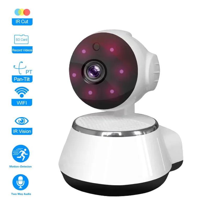 Детская Wifi IP камера HD 720P Беспроводная 1MP умная cctv камера безопасности P2P сеть Детский Монитор домашняя защита Мобильная Удаленная камера