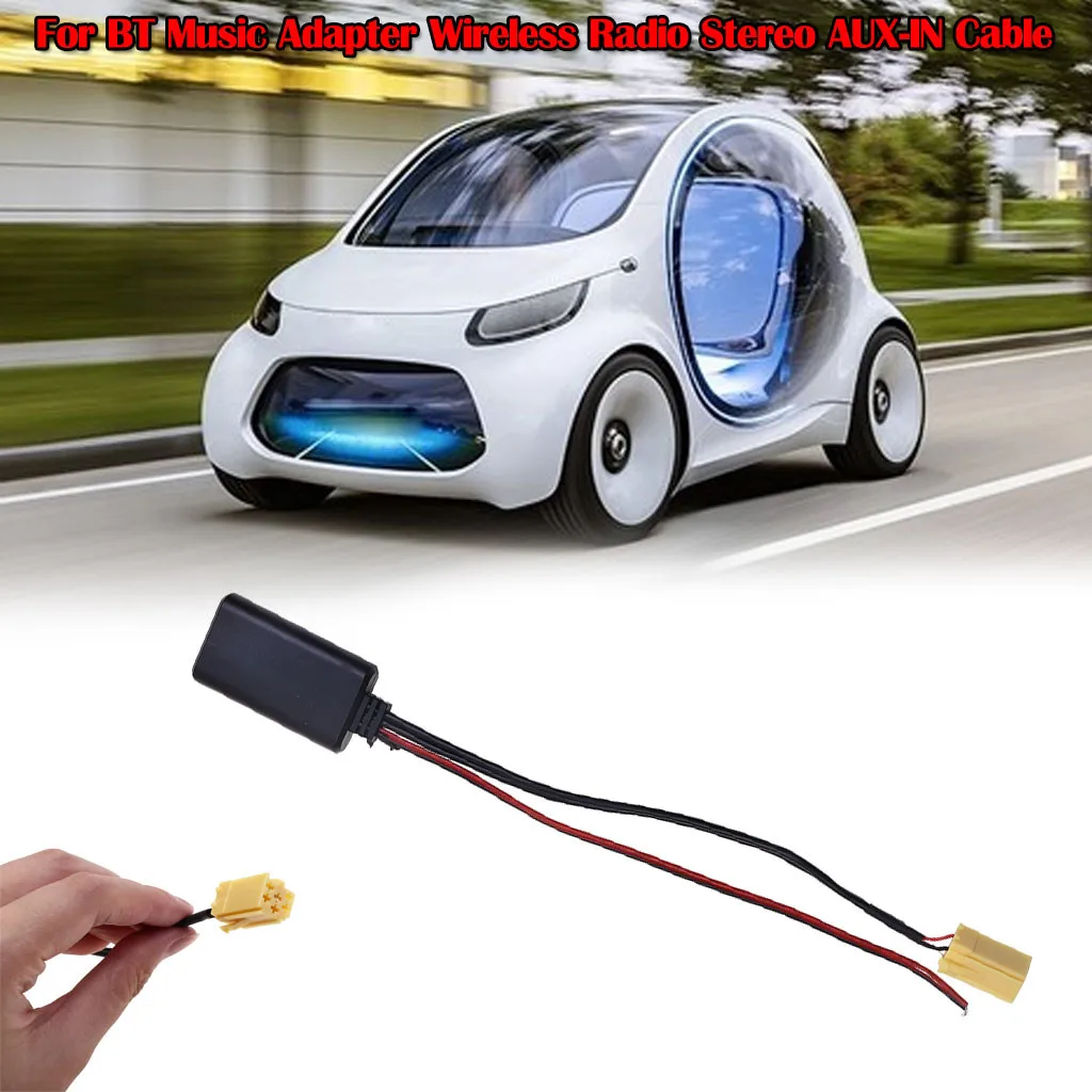 Kongyide 2019 nova moda carro para bt adaptador de música rádio sem fio estéreo AUX-IN cabo para inteligente 451 julho 18 p30