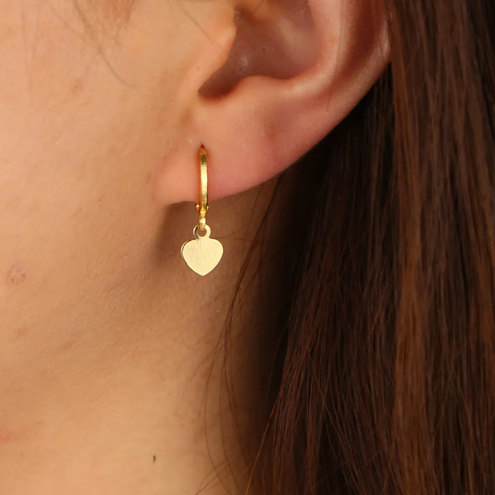 BRASS EARRING H (8)