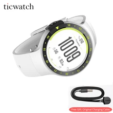 Ticwatch S Smart Watch Android Wear Bluetooth 4.1 WIFI GPS Heart Rate IP67 Water Resistant smartwatch with Free Charging Cable