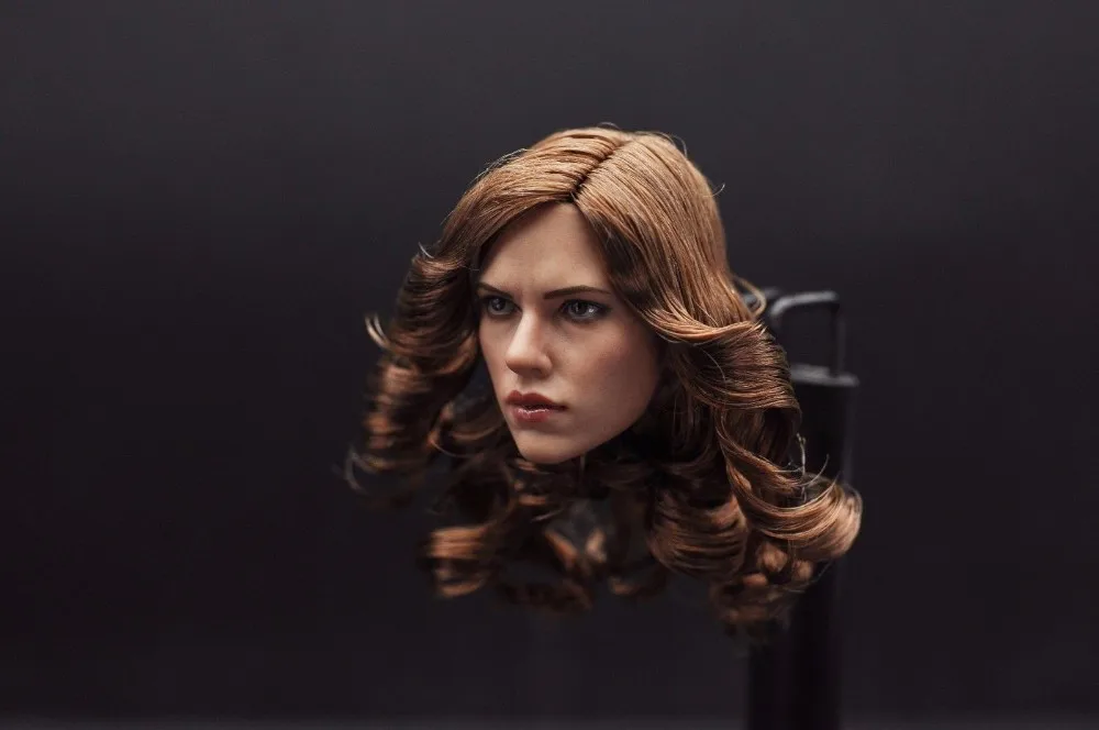 1:6 ZC TOYS Scarlett Johansson Black Widow Head Sculpt F 12/" Female Figure CN