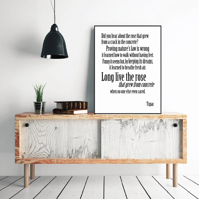 Tupac Poster Canvas Prints