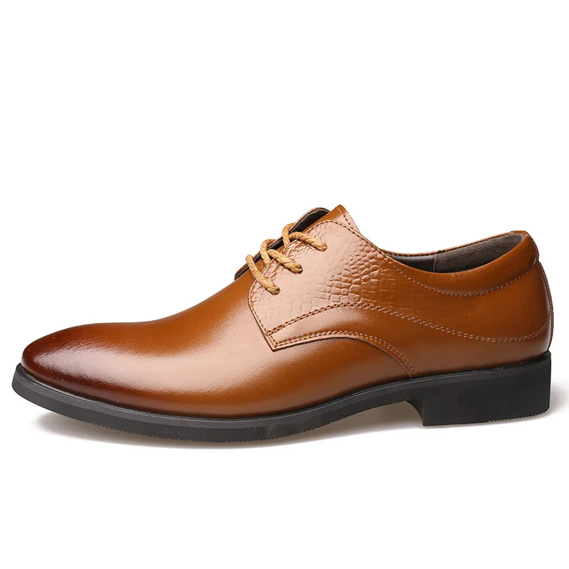 Cosidram острый носок свадебные туфли в деловом стиле для мужской из искусственной кожи Туфли-оксфорды; обувь в деловом стиле; классические весенние мужские модельные туфли BRM-933