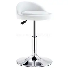 Барный стул современные ровные цилиндры стул с подъемником вращающаяся спинка стул бытовые высокие Упоры для отжиманий от пола ногтей скамейка