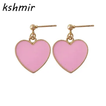 

Fashion gift eardrop beautiful girls Love the leisure fashion joker earrings and collars Drip pure package mail F988-0