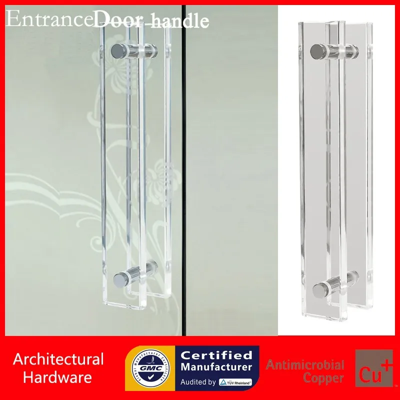 Us 121 6 Clear Acrylic Entrance Door Handle Made Of Plexiglass For Entry Front Wooden Metal Glass Doors Pa 291 In Door Handles From Home Improvement