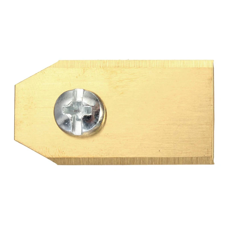 30pcs x 0.6mm Gold Titanium Replacement Lawnmower Blades with Screws for Automower