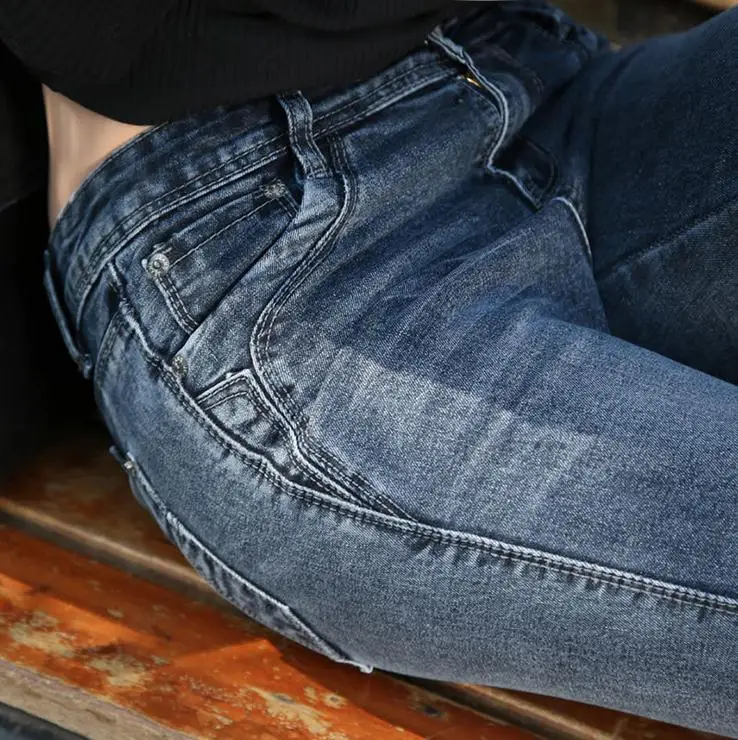 

HOT 2017 Women Jeans Casual Skinny Denim Blue grey Female Show Thin Carry buttock Pencil Pants Cowgirl Pants Pantalon Femme