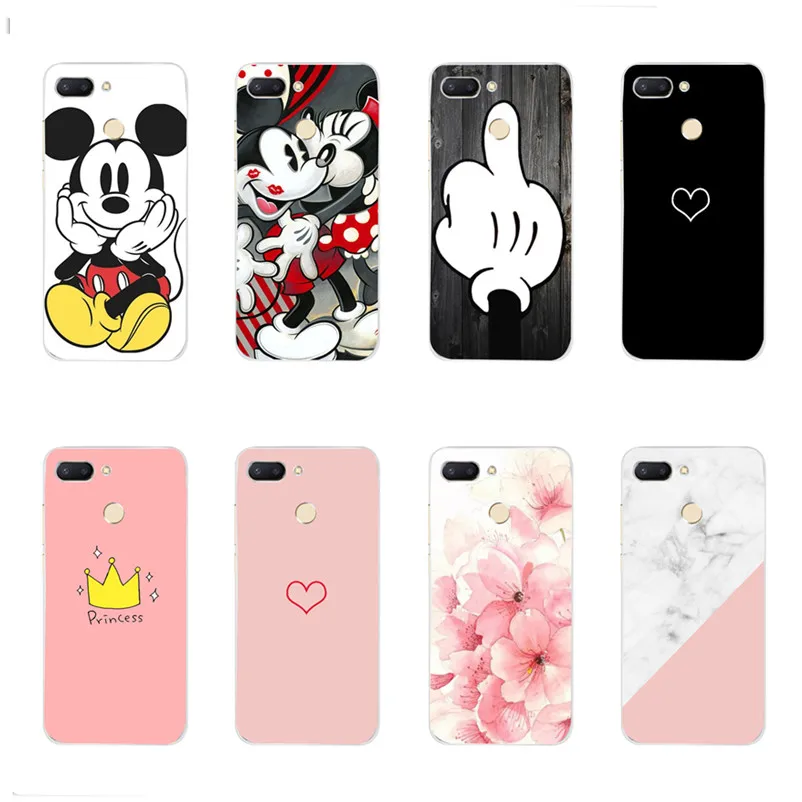 

for Xiaomi Redmi 6 Case Redmi 6 Case Cover Soft Silicone Pattern Back Cover on for Coque Xiaomi Redmi Redmi 6A Phone Case Bumper