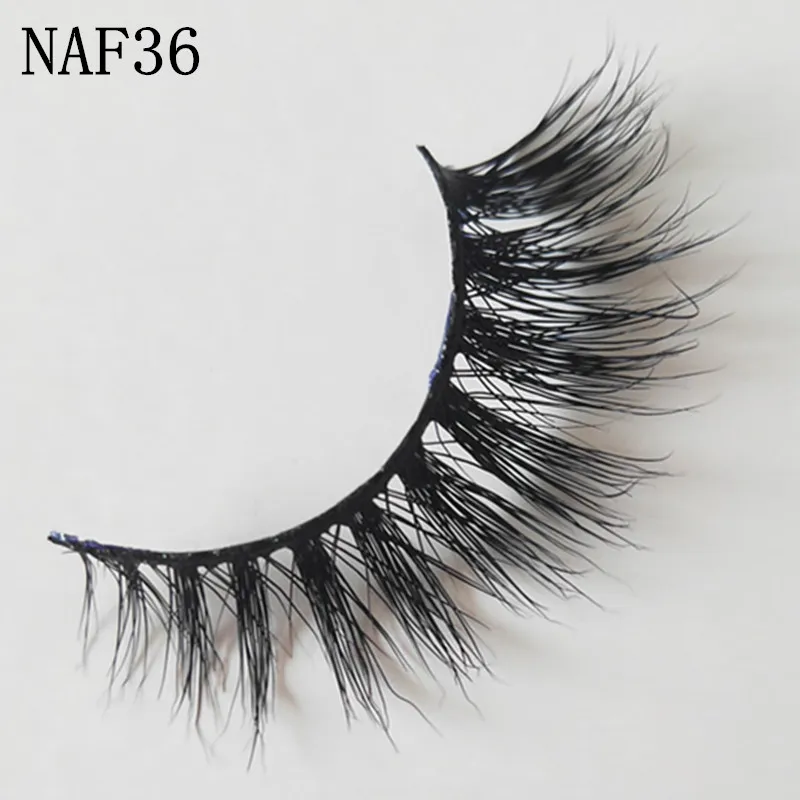 

IN USA 50pairs100% Cruelty free Handmade 3D Mink Lashes Soft Winged Natural Realistic Eyelash Extension