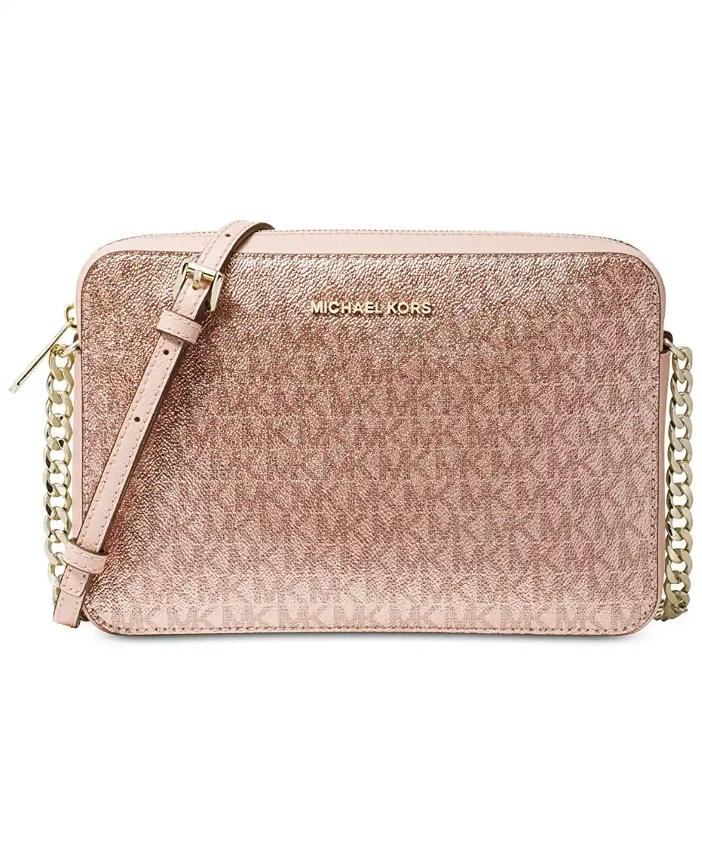 metallic michael kors crossbody