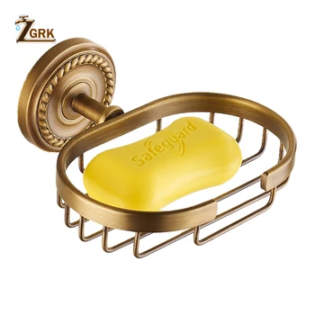 ZGRK Superior Space Brass Soap Dish 150mm Bathroom accessories Wall mounted soap box Anodizing Surface Kitchen Soap holder leyden new brass oil rubbed bronze soap dishes ceramic soap basket wall mounted shower soap dish holder bathroom accessories