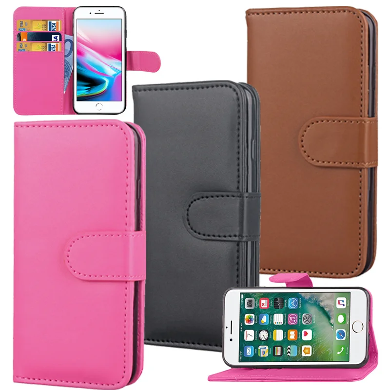 

For Iphone 6 7 Universal Card Holder TPU Mobile Phone Case for IPhone8 New Mobile Phone Multi-function Leather Case