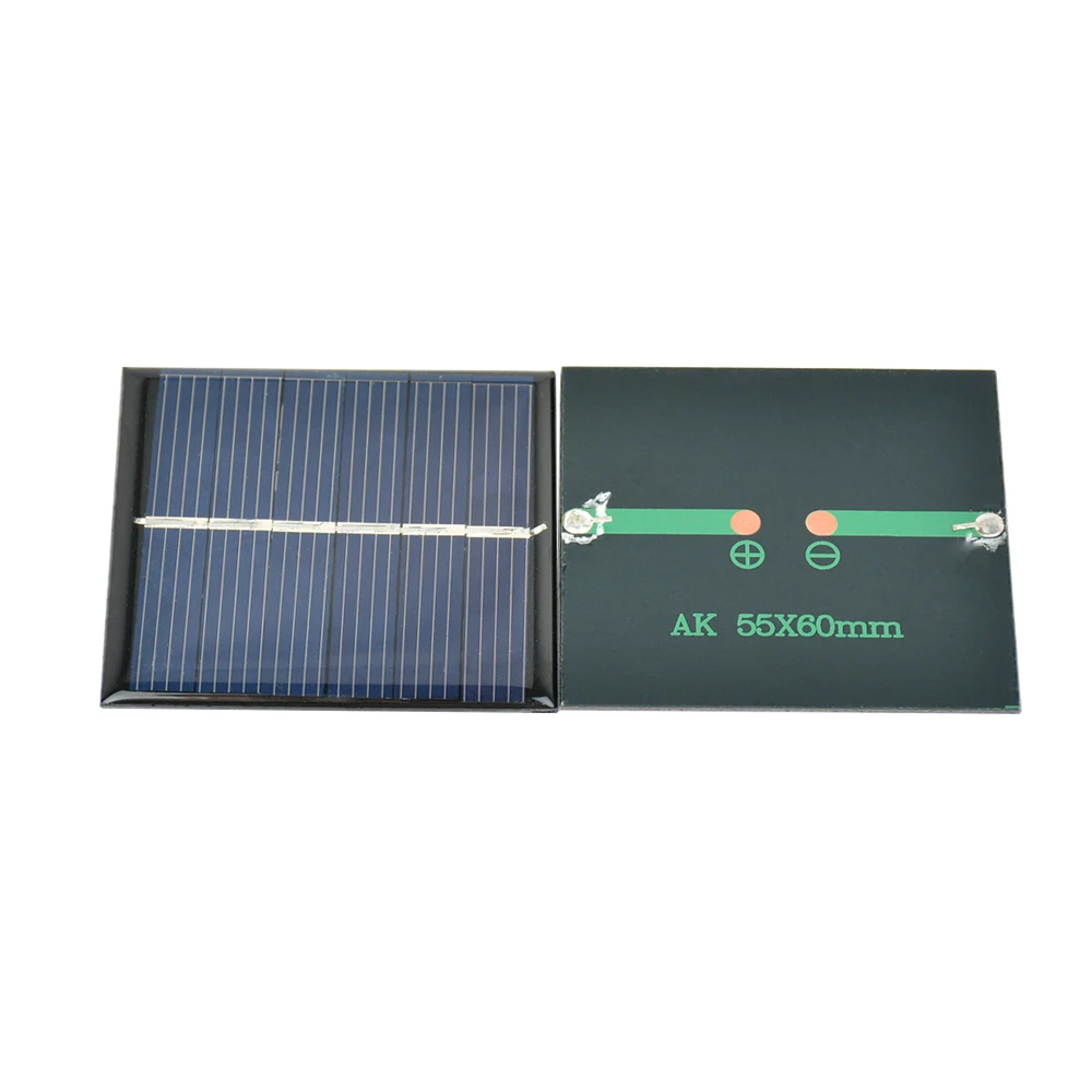 SUNYIMA 10 шт. DIY солнечные панели Фотоэлектрические солнечные элементы зарядное устройство Solars эпоксидная пластина 60x55 3V 120MA