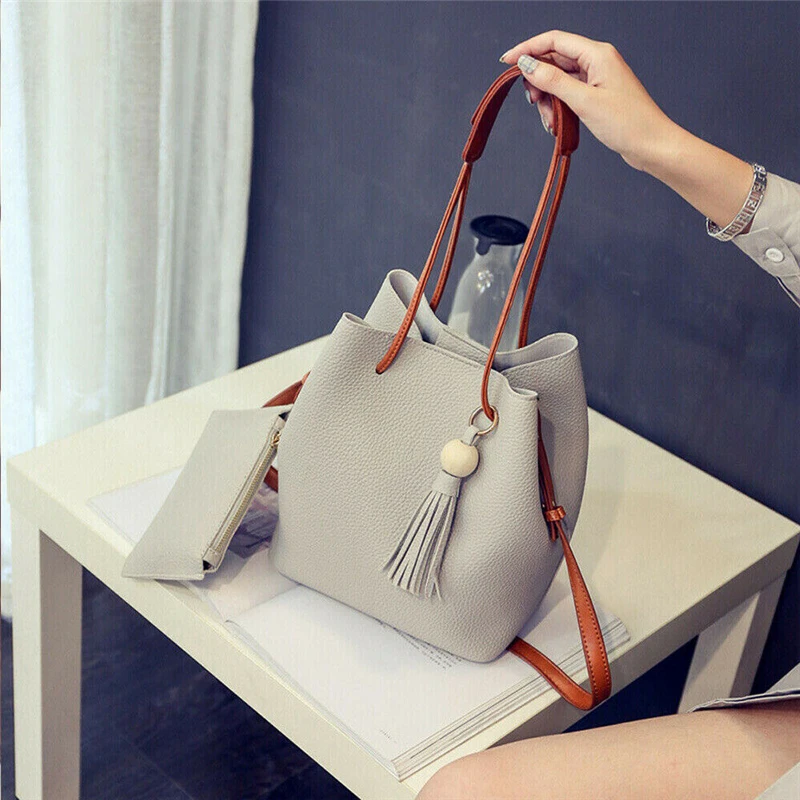 Женские сумки Bolsas большая сумка с длинным плечевым ремнем и кисточками 2019|Сумки