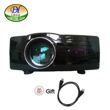 3D digital projector LED 2000 lumens video projecteur support 1080P via HDMI for home theater Black TL100+ Beamer