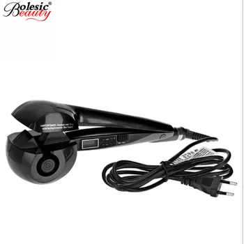

Pro Automatic Titanium ploy Hair Curler Hair Hair Styler Tools Turling Iron Voltage With LCD Screen Display curlers