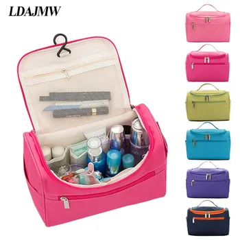 

LDAJMW Portable Waterproof Toiletry Cosmetic Bag Makeup Storage Organizer Hanging Wash Bag For Women And Men Travel Outdoor