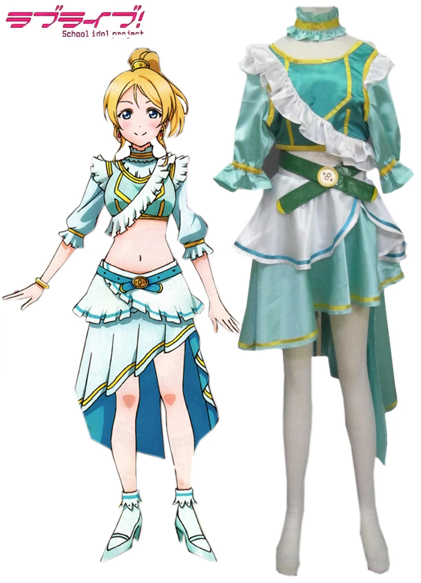 

Love Live! Eli Ayase Music start!! Stage Dress Cosplay Outfit Cosplay Costume full set in