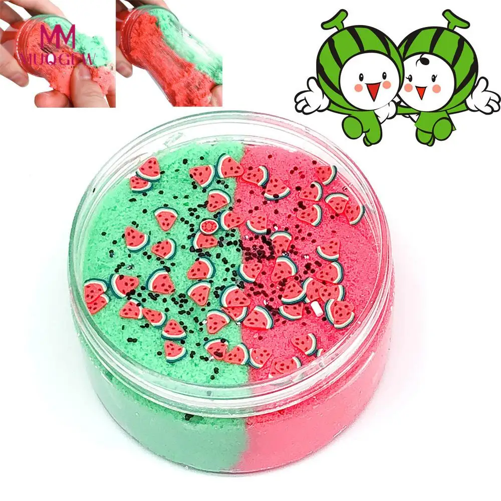 

Lovely Poopsie slime surprise 100ML Watermelon Mud Mixing Cloud Slime Putty Scented Stress Kids Clay Toy Giant squishy