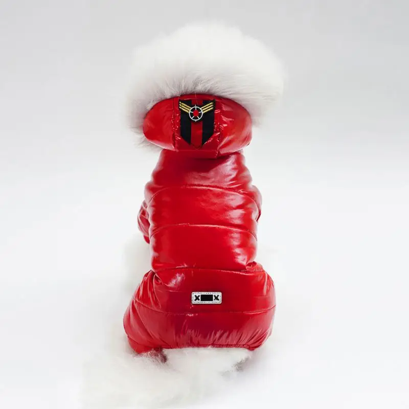 

2019 Dog Clothes Warm Pet Coat Jacket four leg Jumpsuit Puppy Clothes Small Dog Costume Apparel Outfit Ropa Perro High Quality