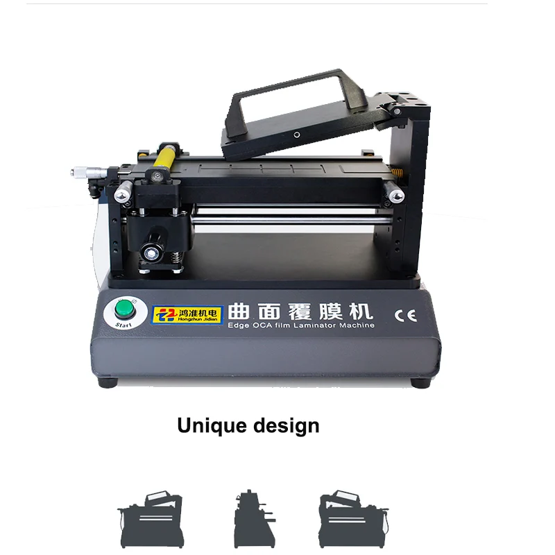  Edge OCA Film Laminator Machine LCD Polarizer Machine for iPhone Samsung LCD Repair Curved Screen O