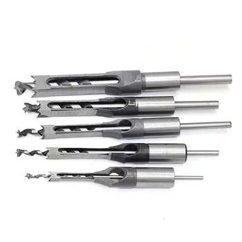 

High Hardness HSS Metric Mortising Chisel Square Hole Drill Bit Cutter Woodwork Tool SKD88
