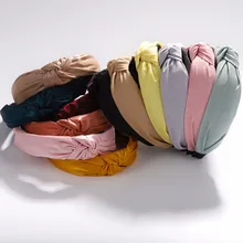 Dvacaman Корейская полосатая повязка на голову с бантом, топ с узлом, аксессуары для волос в виде тюрбана для женщин и девочек, спортивная повязка на голову, ювелирные изделия