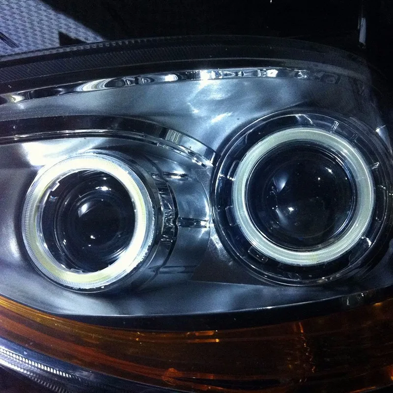 Пара 12 В Halo кольца angel eyes COB светодиодный светильник для автомобиля мотоцикла