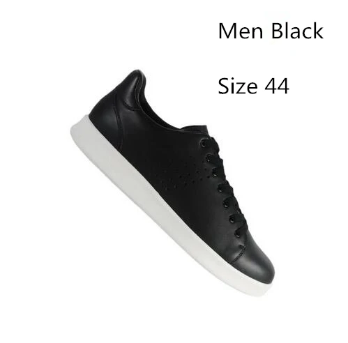Оригинальная кожаная обувь для скейтборда Xiaomi FreeTie Удобная противоскользящая модная обувь для отдыха Mijia Smart Chip для мужчин и женщин - Цвет: Men Black 44