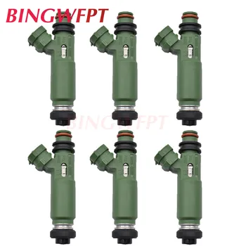 

6 pieces Fuel injectors for TOYOTA 1FZ-FE LANDCRUISER FZJ78 79 105 23209-66010 For LEXUS