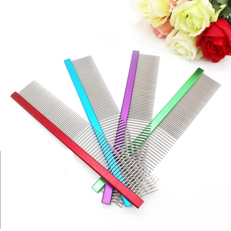 Buy Stainless Steel Dog Comb 20cm Pet Straight Combs