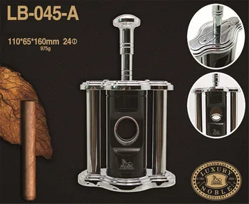 

LUBINSKI Drawer-Type knife-type cigar scissors Desktop Cigar cutter Cohiba Luxury Cigar Accessories Gifts