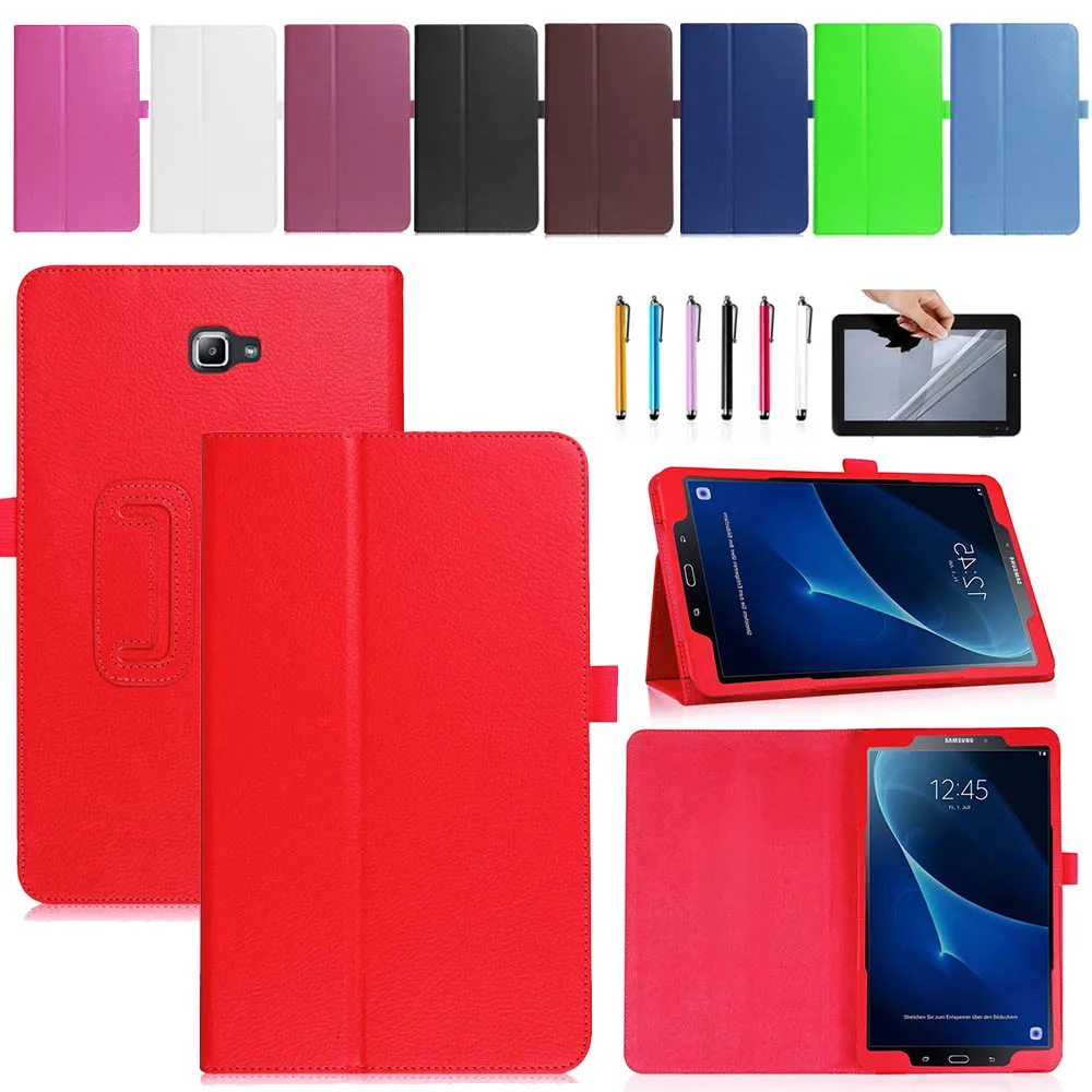 

Eagwell PU Leather Case For Samsung Galaxy Tab A 10.1 2016 T580 T585 T580N SM-T580 Tablet Flip Case Stand Protective Cover Coque