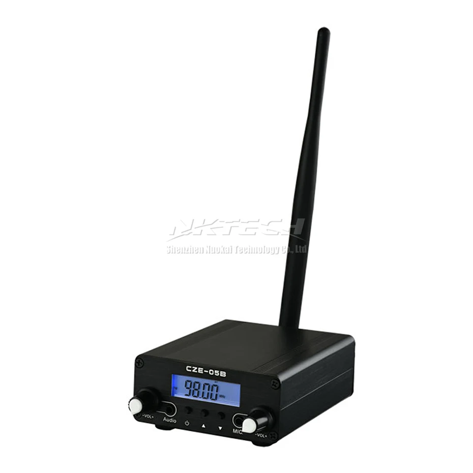 NKTECH PLL ESTÉREO FM Transmisor de Radio en la estación de transmisión CZE-05B 100 mW/500 mW frecuencia 76-108Mhz a casa AMPLIFICADOR DE CAMPO DE doble modo - 2