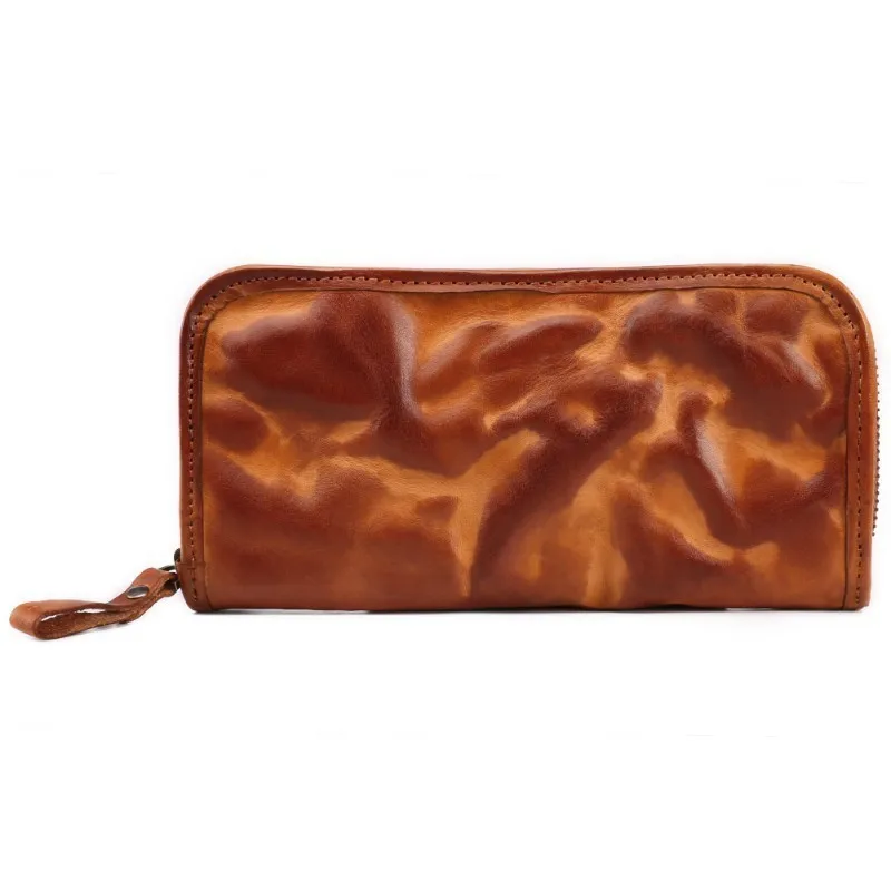 

Genuine Leather Men Wallets Long Men Purse Coin Purse With Zipper And Hasp Wallet For Coin Bag Card Holder Carteira