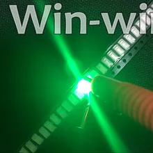 100 шт. 5730/5630 светодиод зеленого цвета, для наружного крепления светоизлучающий диод, smd-светодиод 5730 зеленый крепящийся на поверхности светодиодный 520-575NM 2,0-3,6 V Ультра яркий светодиодный