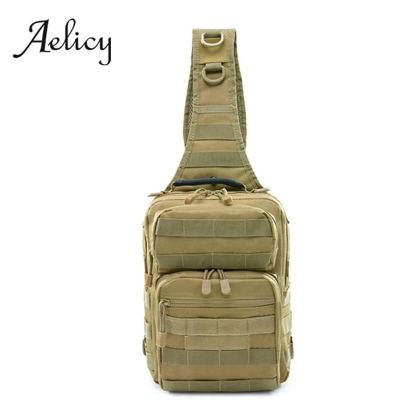 

Aelicy Men's Tactical Camouflage Military Chest Pack Outdoor Sports Travel Crossbody Bag Diagonal Back Package Large Capacity